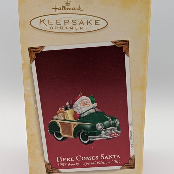 Hallmark Keepsake Here Comes Santa 1987 Woody Special Edition 2005 Ornament - Picture 3 of 10